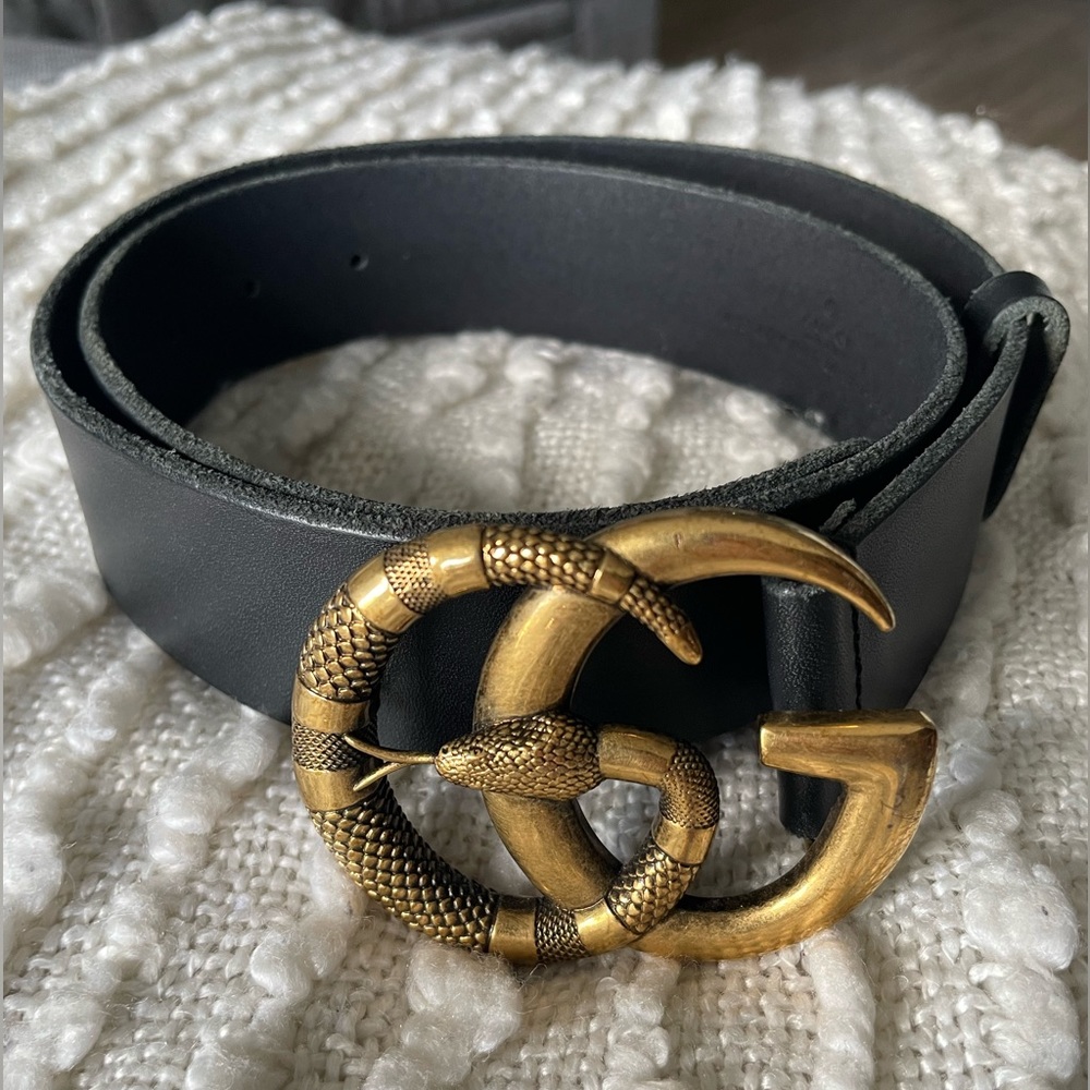Gucci Snake Marmont Belt - 80cm